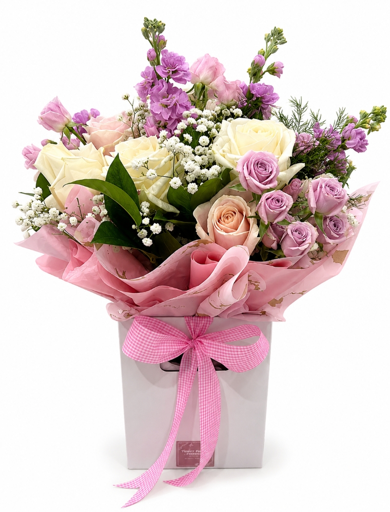 The Pink & Purple Surprise Bouquet