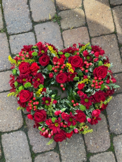 Red Open Heart Tribute