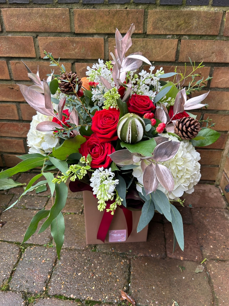 The Forget Me Not Floristry Xmas Bonanza Bouquet