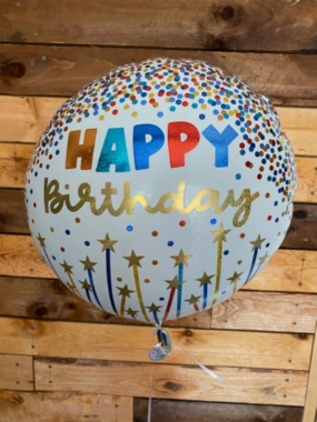 Happy Birthday Candles Balloon