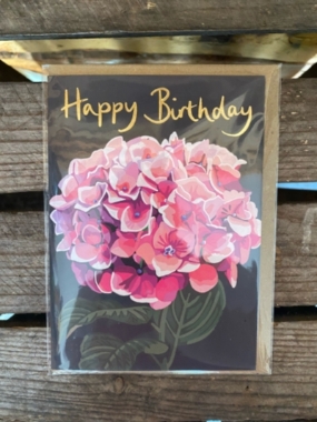 Happy Birthday Hydrangea Card