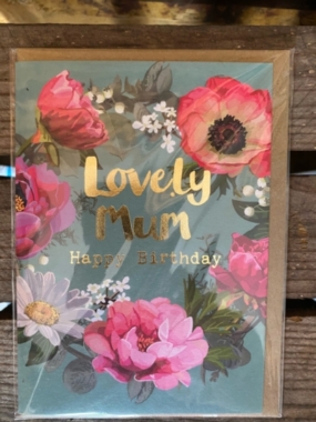 Lovely Mum Happy Birthday Card
