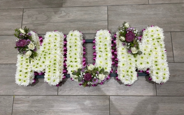 Funeral flowers for mum