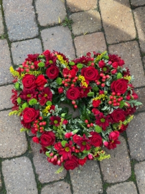 Red Open Heart Tribute