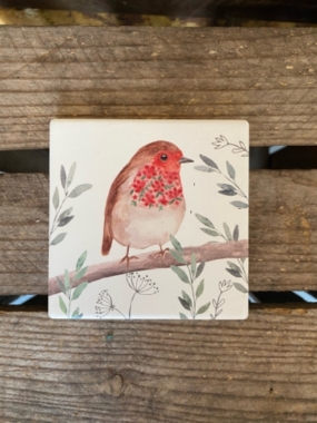 Robins Appear when Loved Ones are Near Coaster
