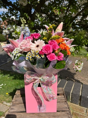 The Pink Lilly Bouquet