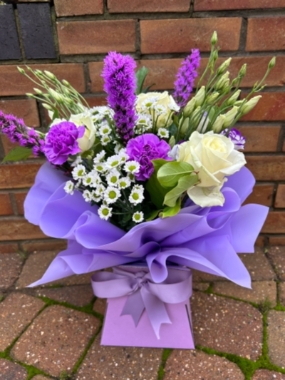 The Purple Box Bouquet